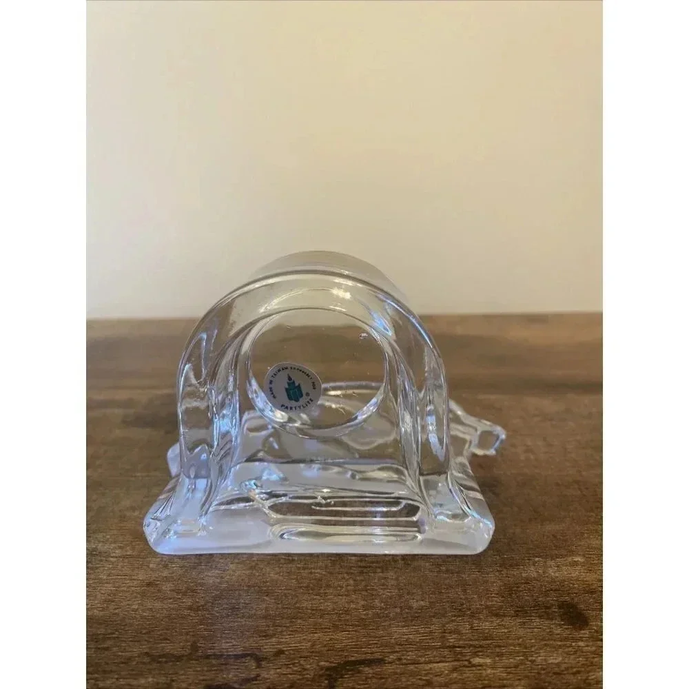 PartyLite Clear Seagull Tealight Holder P0510 – Mint ~ Retired